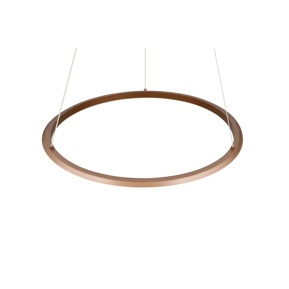 Hanglamp Amador mokka bruin Ø 75cm Trio 4017807664188
