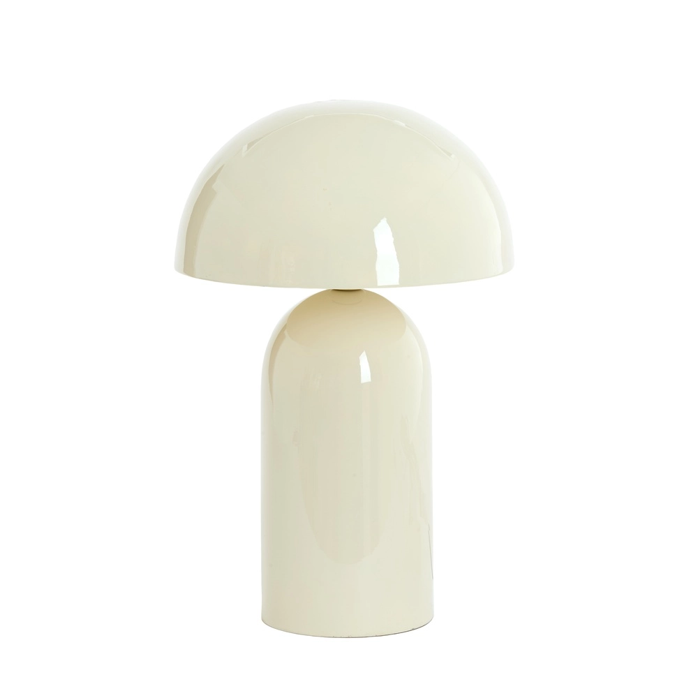 Champignon tafellamp Tolima glans crème - Ø 31cm