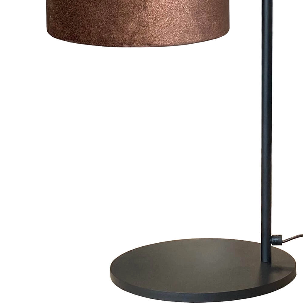 Tafel Schemerlamp Venus met bruine lampenkap Masterlight 8718121251325