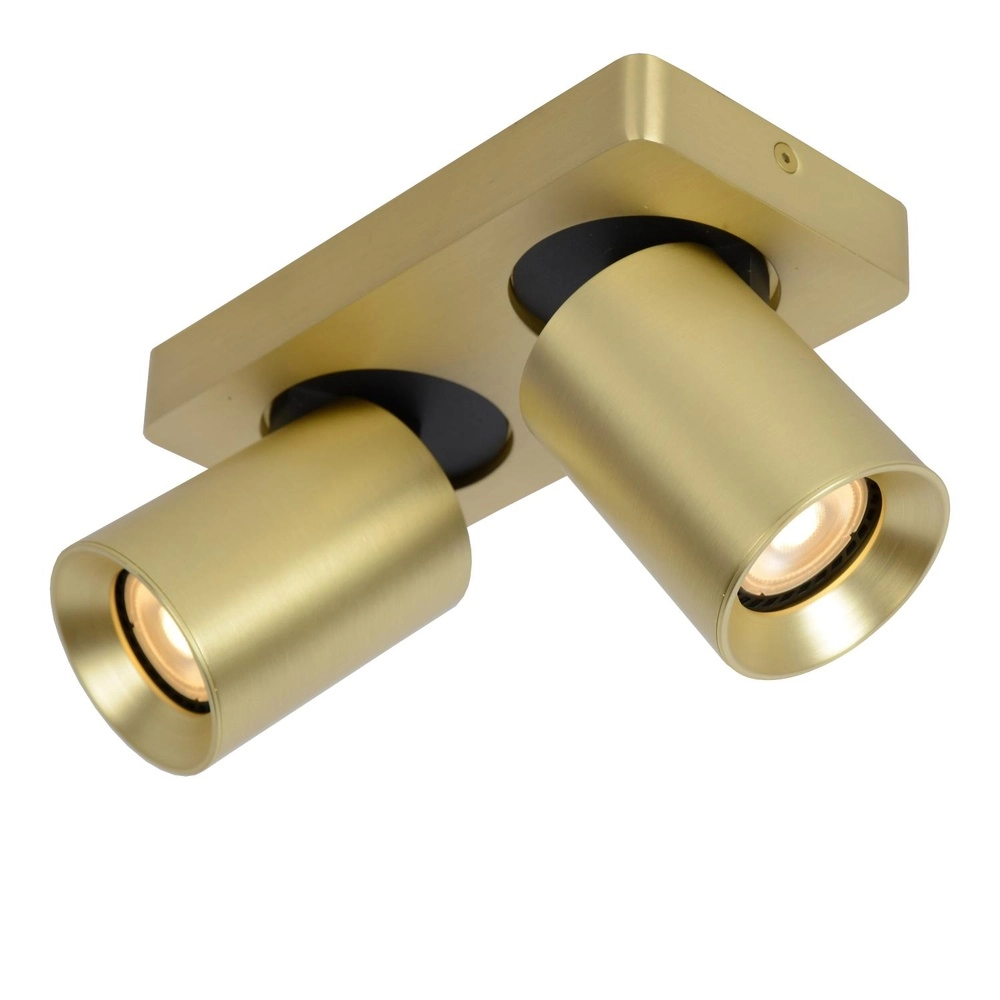 Plafondspot Nigel 2-lichts goud Lucide 5411212092977