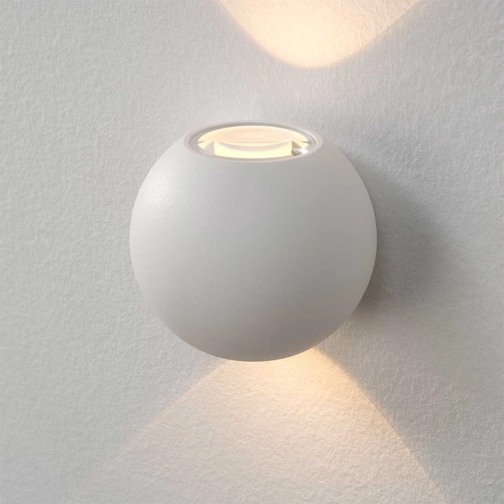Buitenlamp up/down Denver rond - wit Artdelight 8719831733446