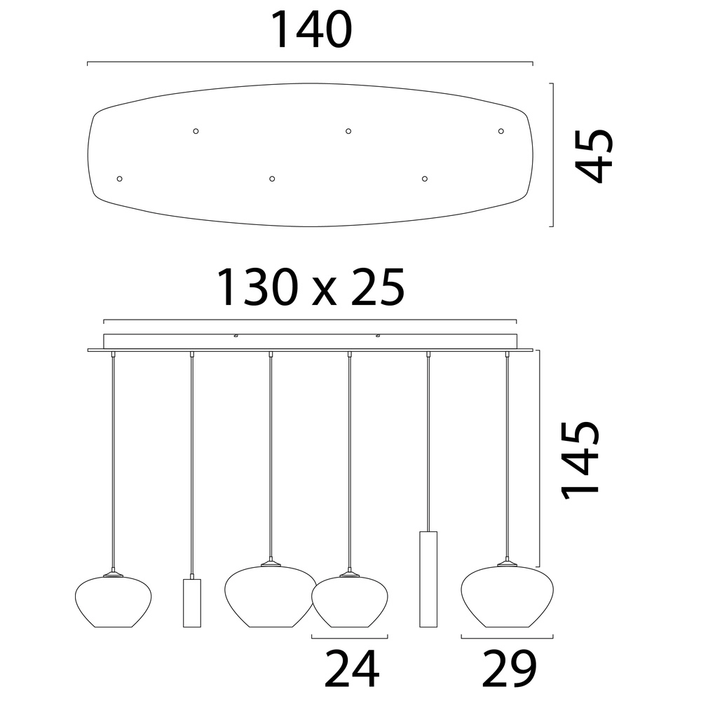 Danish oval hanglamp Cartone zand met Think Paper kappen Masterlight 8718121399706