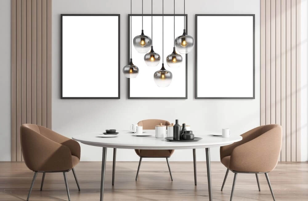 Rechte hanglamp Maxy 6-lichts Globo 9007371435401