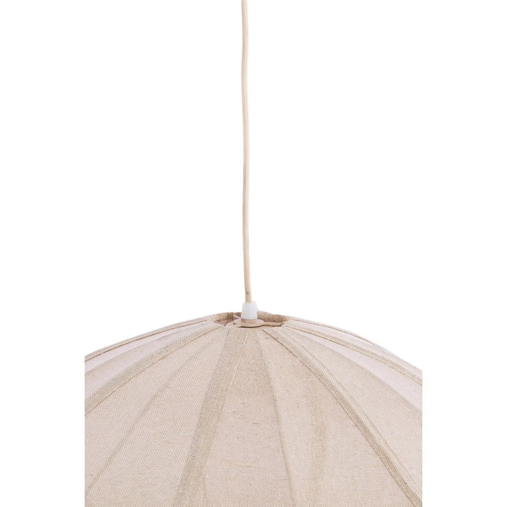 Stoffen hanglamp Cesano Ø 64cm - naturel Light & Living 8717807779290