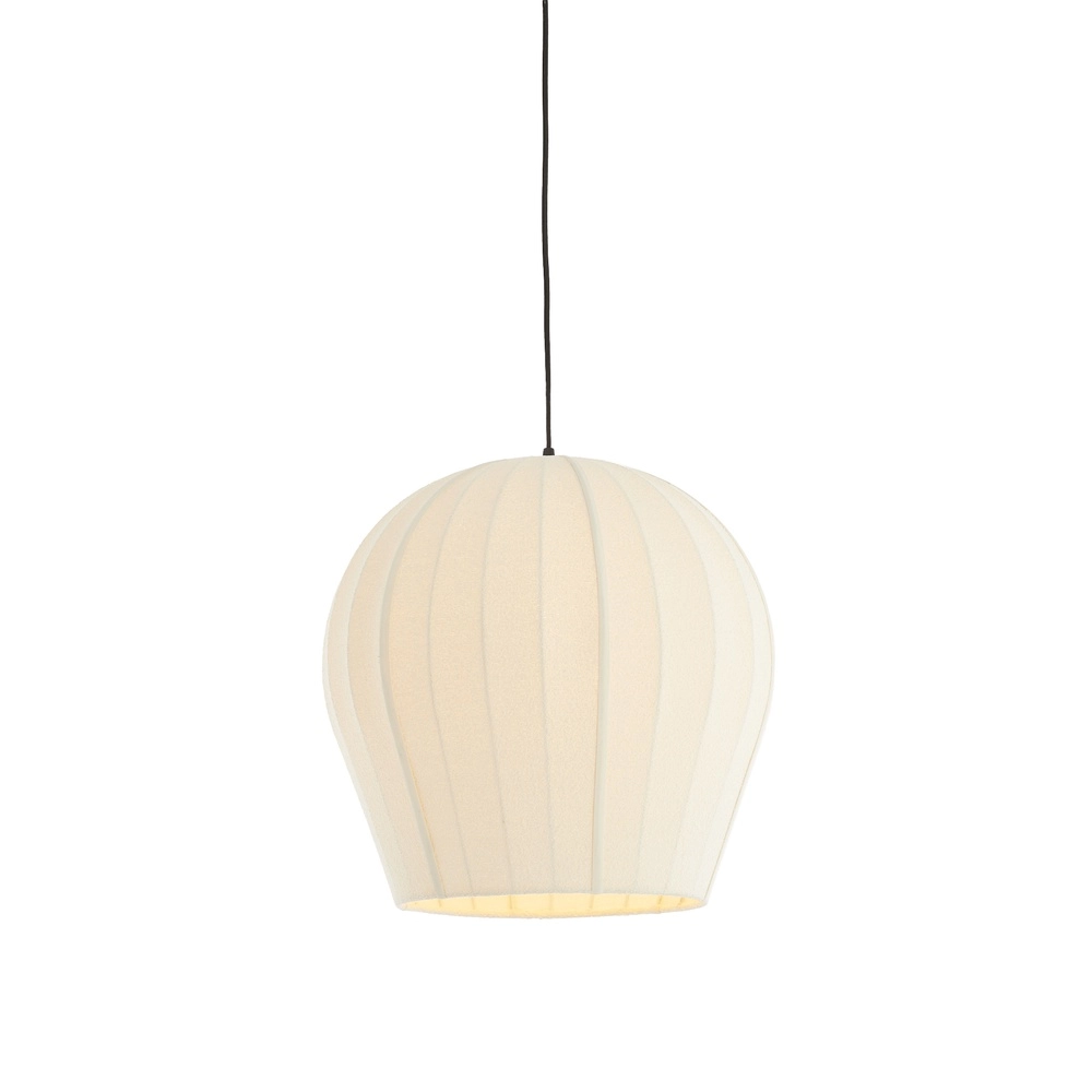 Bouclé hanglamp Zagori Ø 44cm - crème Light & Living 8717807793074