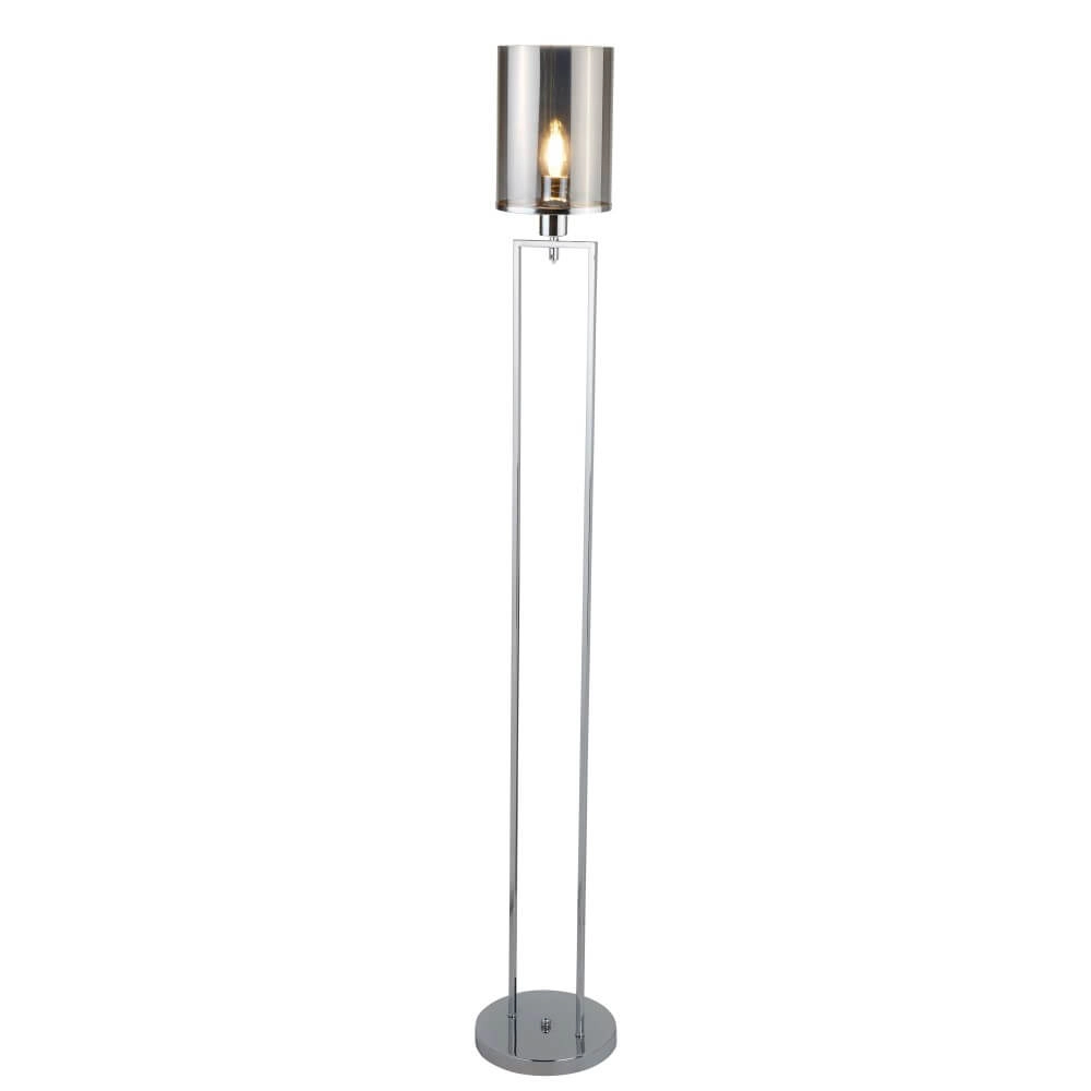 Vloerlamp Catalina met smoke glas