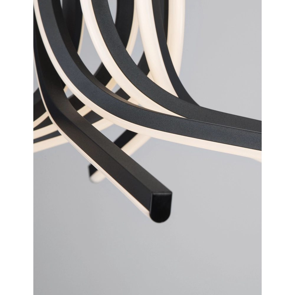 Design hanglamp Narvi S zwart Ø 50cm Lyora 5212017424204