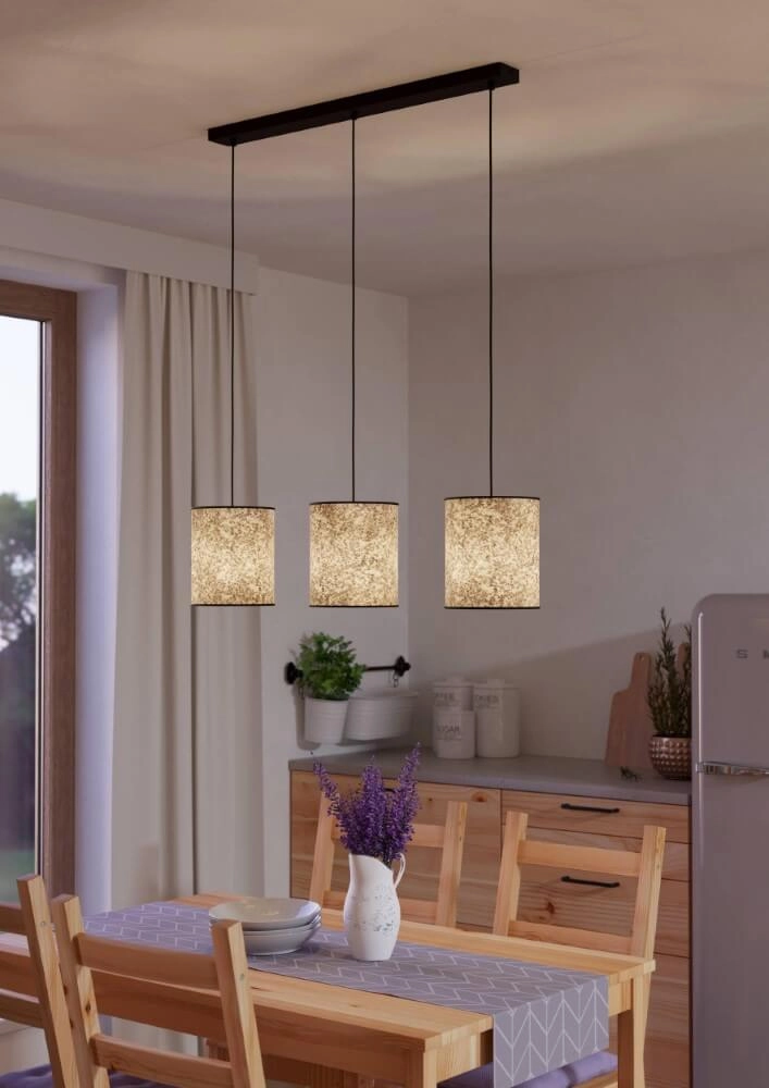 Natuurlijke hanglamp Butterburn 3-lichts Eglo 9002759439378