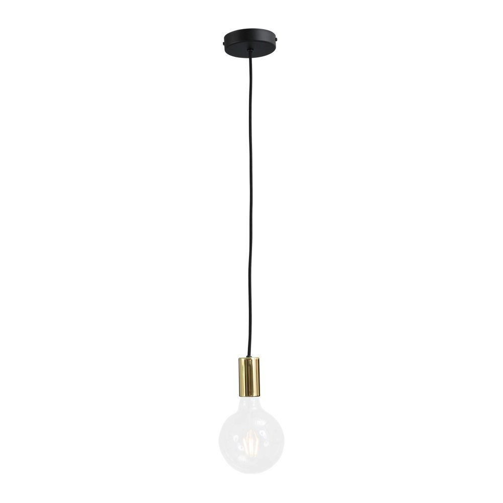 Hanglamp Concepto pendel zwart met goud Masterlight 8718121142302