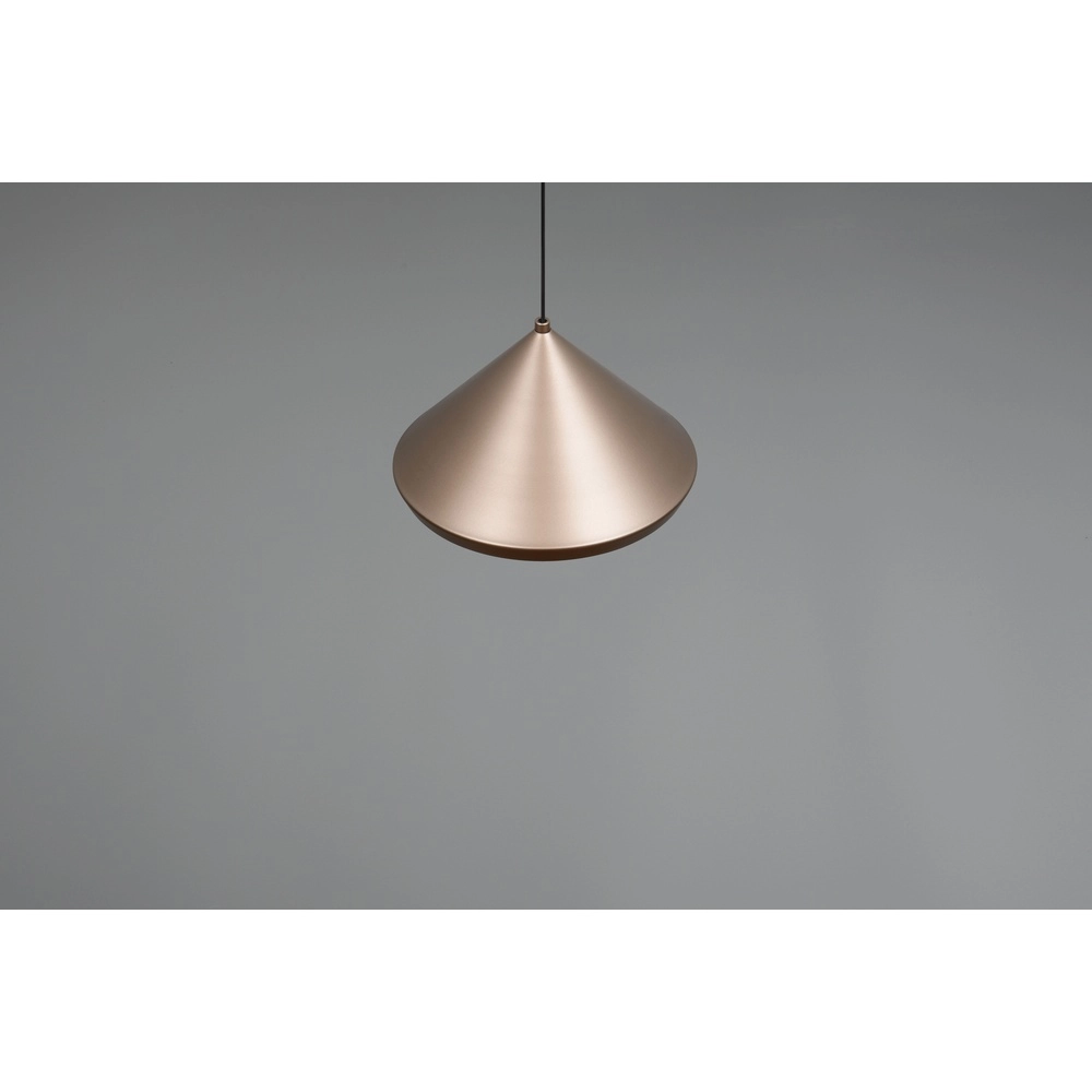 Moderne hanglamp Laguna Ø 18cm koffie bruin Trio 4017807671070
