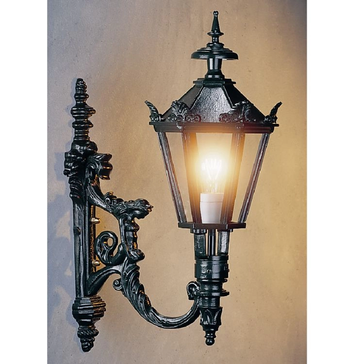 Wandlamp nostalgische stijl Diana zwart KS Verlichting 8714732140348