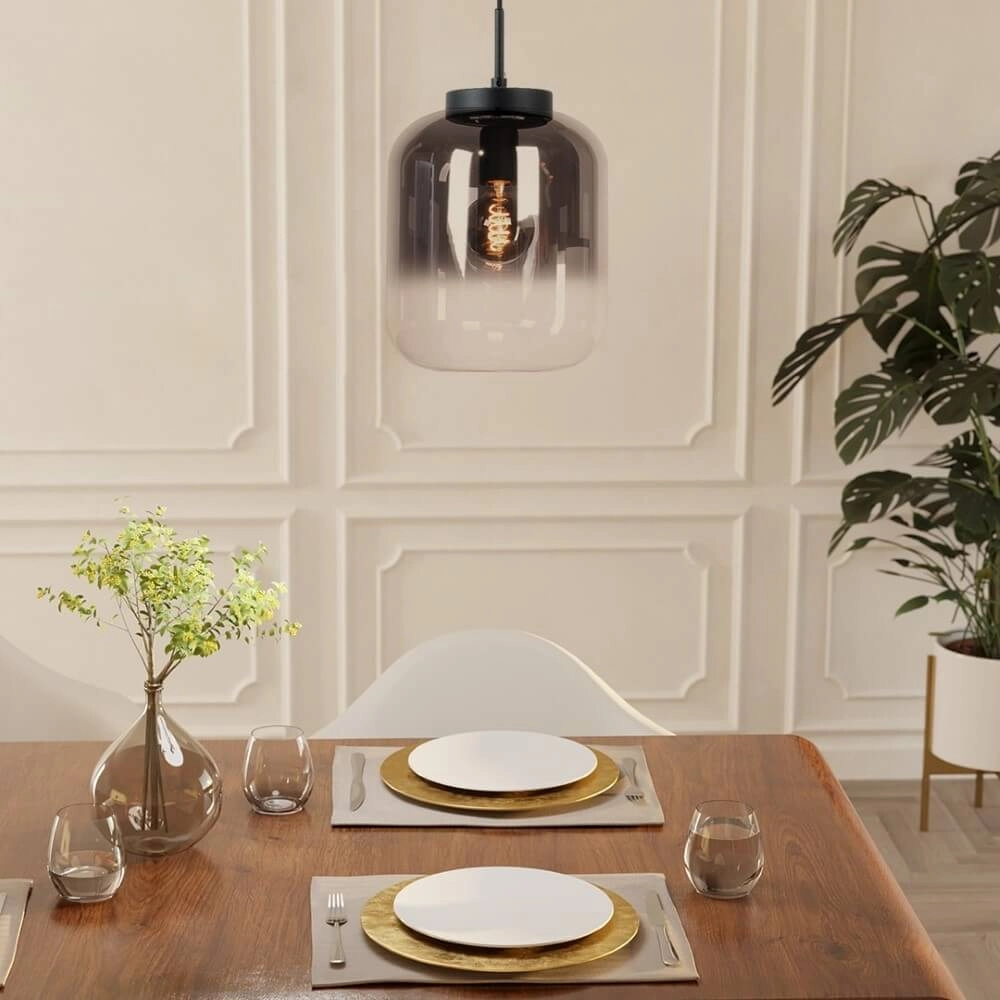 1-lichts hanglamp Bulciago zwart Stars of Light 9002759396732
