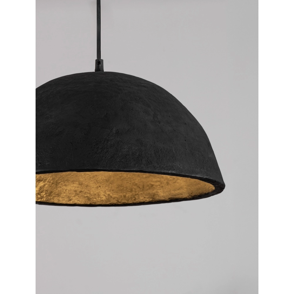 Zwarte hanglamp Talcum Ø 42cm Lyora 5212017468277