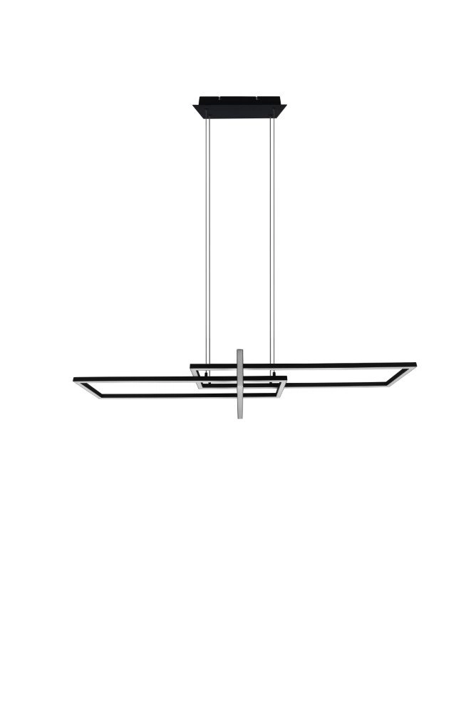 Zwarte led hanglamp Salinas Trio 4017807487923