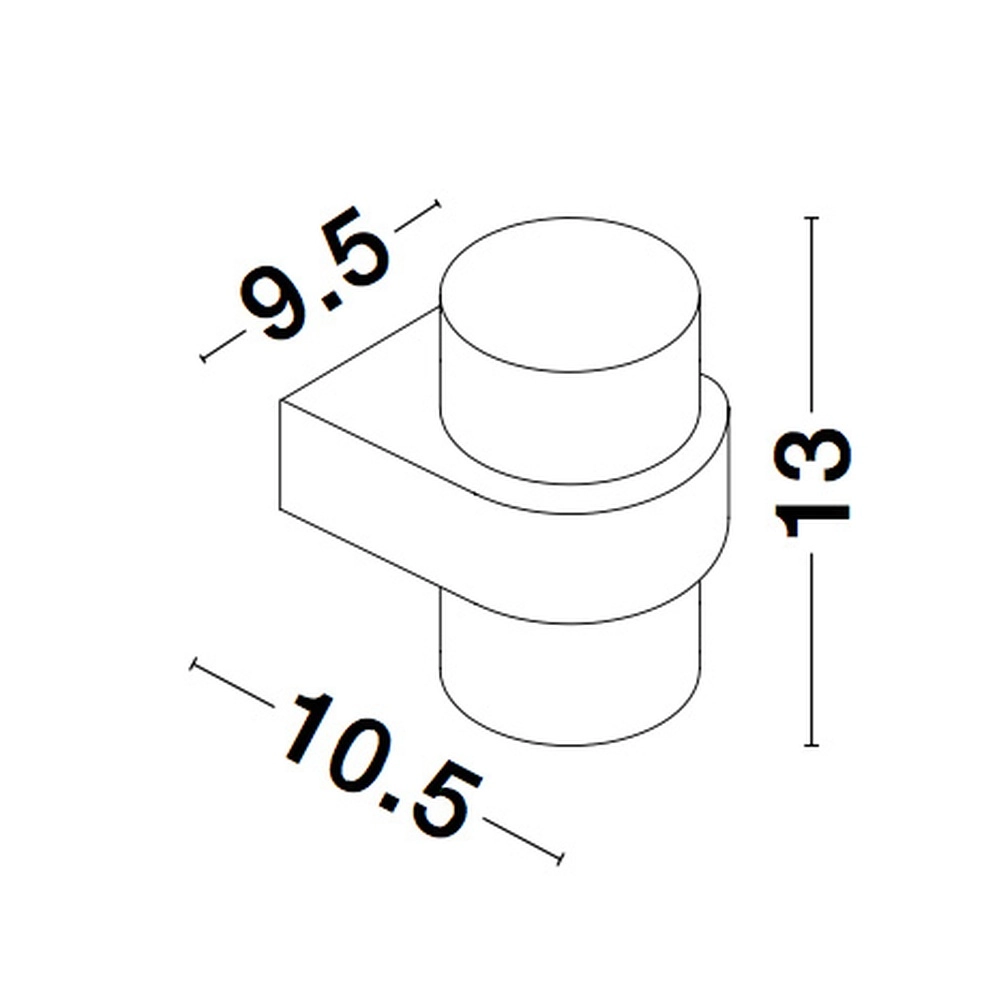 Design wandlamp Darf dubbel zwart Lyora 5212017428202