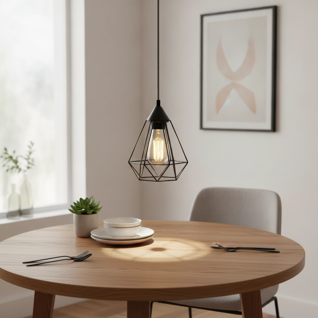 Hanglamp Paolo 1-lichts zwart