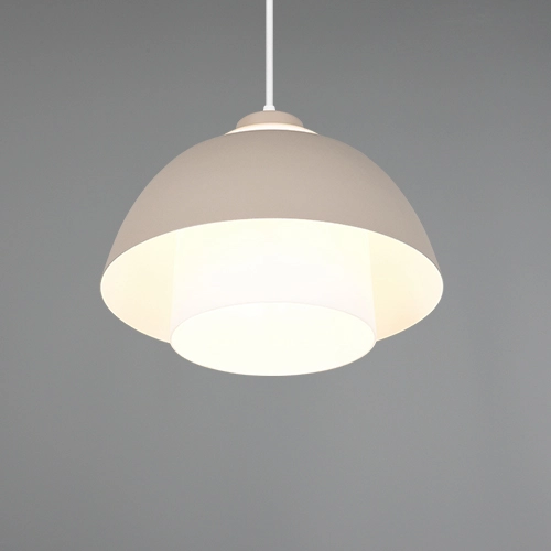 Design hanglamp Tilos zand bruin Ø 30cm Trio 4017807690118