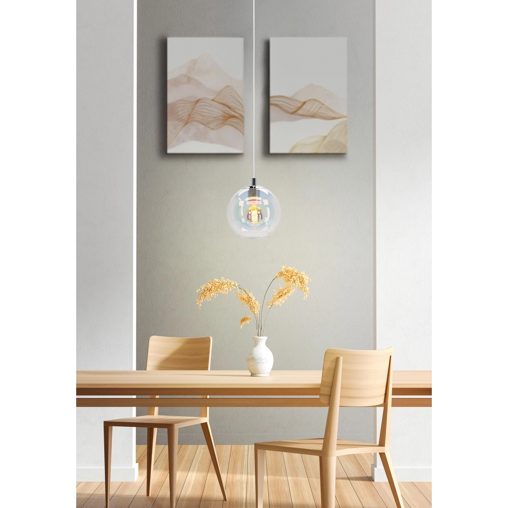 Hanglamp Ariscani 2 chroom Eglo 9008606358083