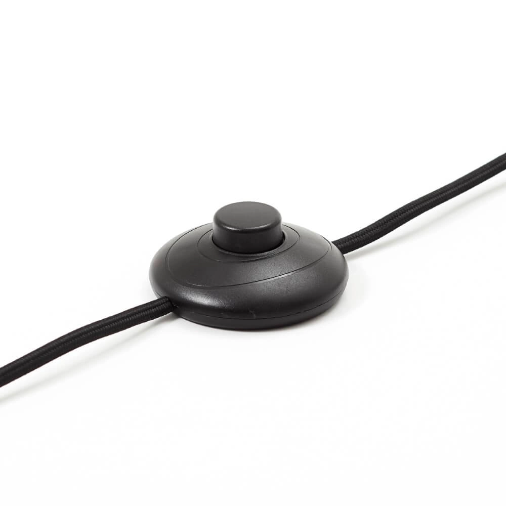 Vloerlamp Waterlilly rotan met grijze stof Brilliant 4004353411915