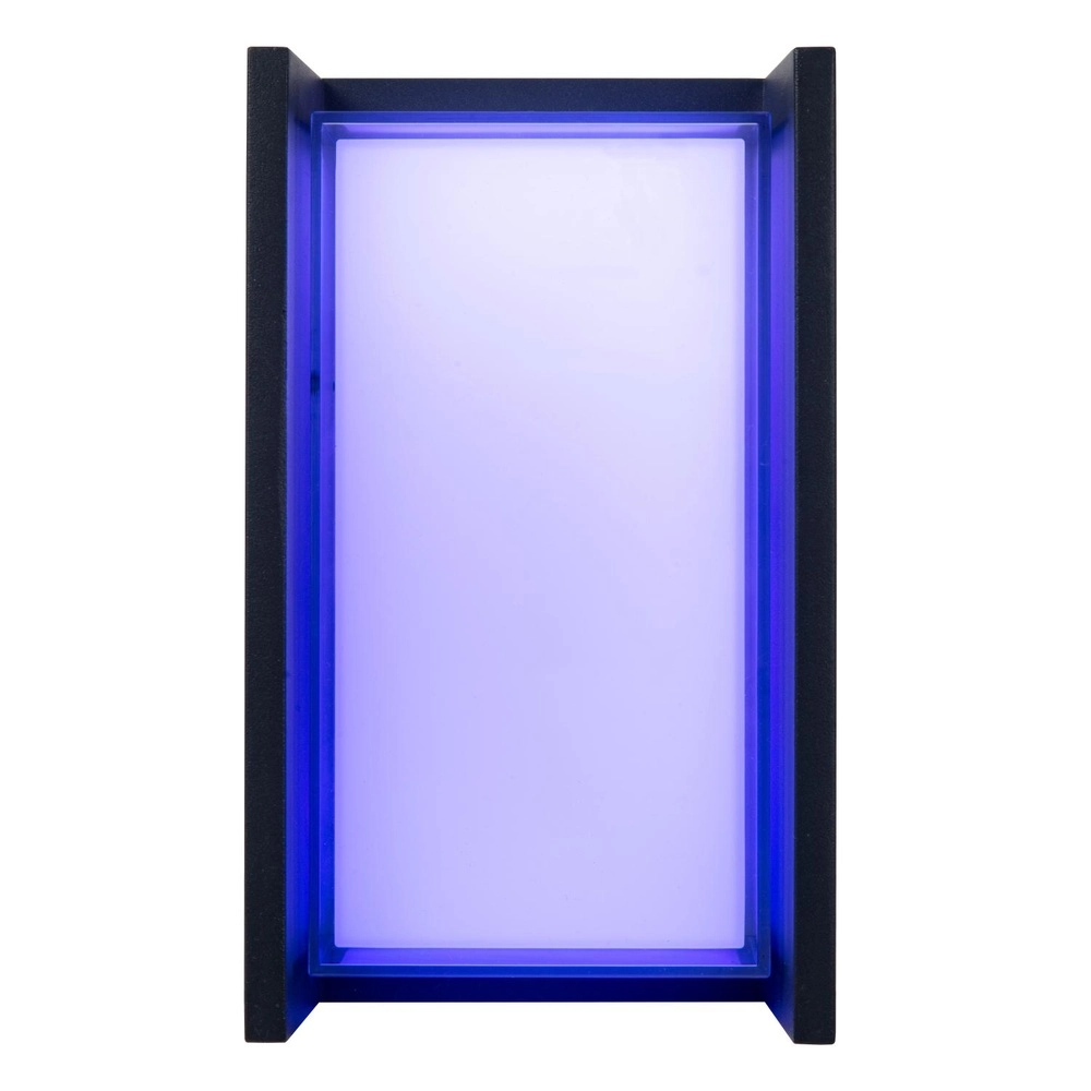 Design wandlamp Quadra zwart Lucide 5411212690296
