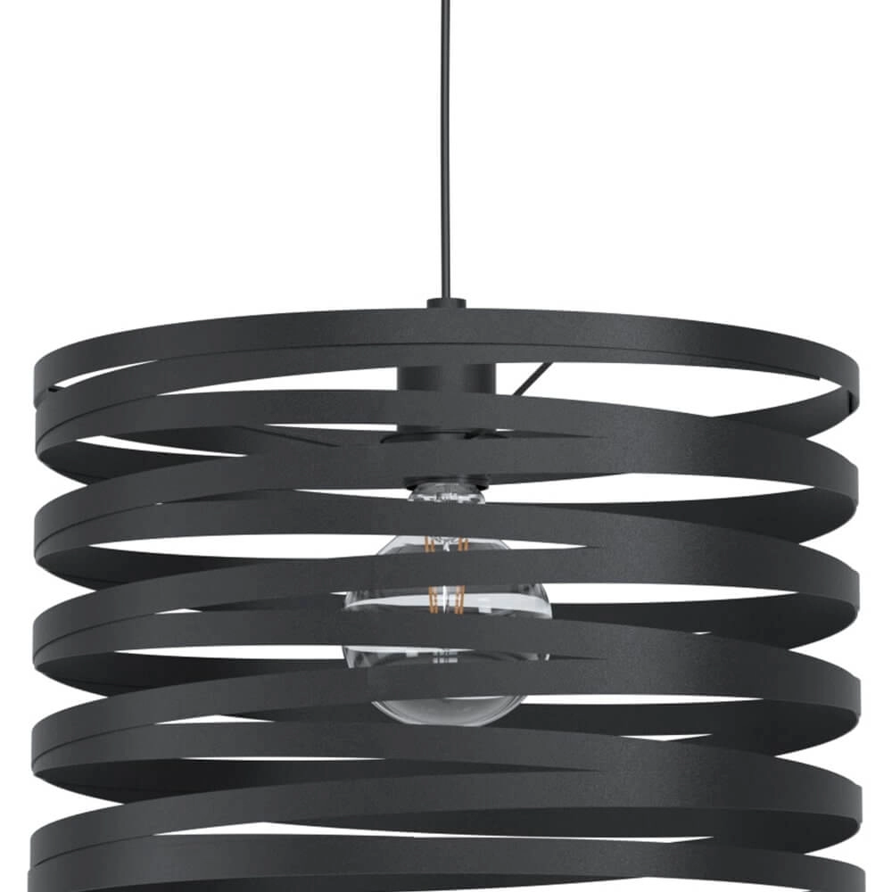 Zwarte hanglamp Cremella Ø 37cm Eglo 9002759993450