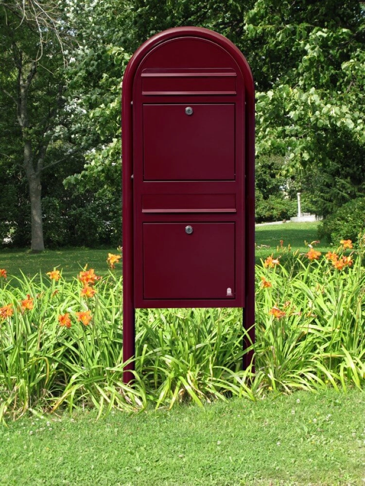 Brievenbus Duo 3005 Bordeauxrood Bobi 6417237014139