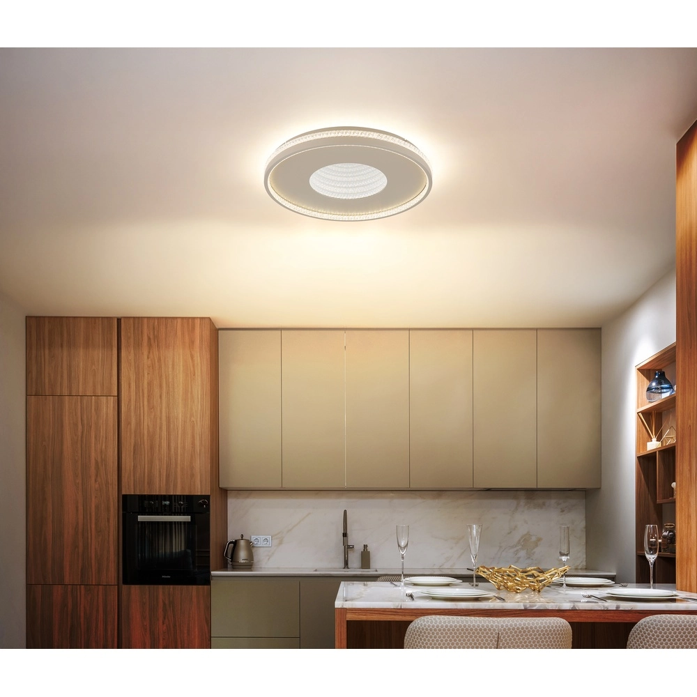 Design plafondlamp Shirley zand bruin Ø 50,5cm Globo 9007371578351