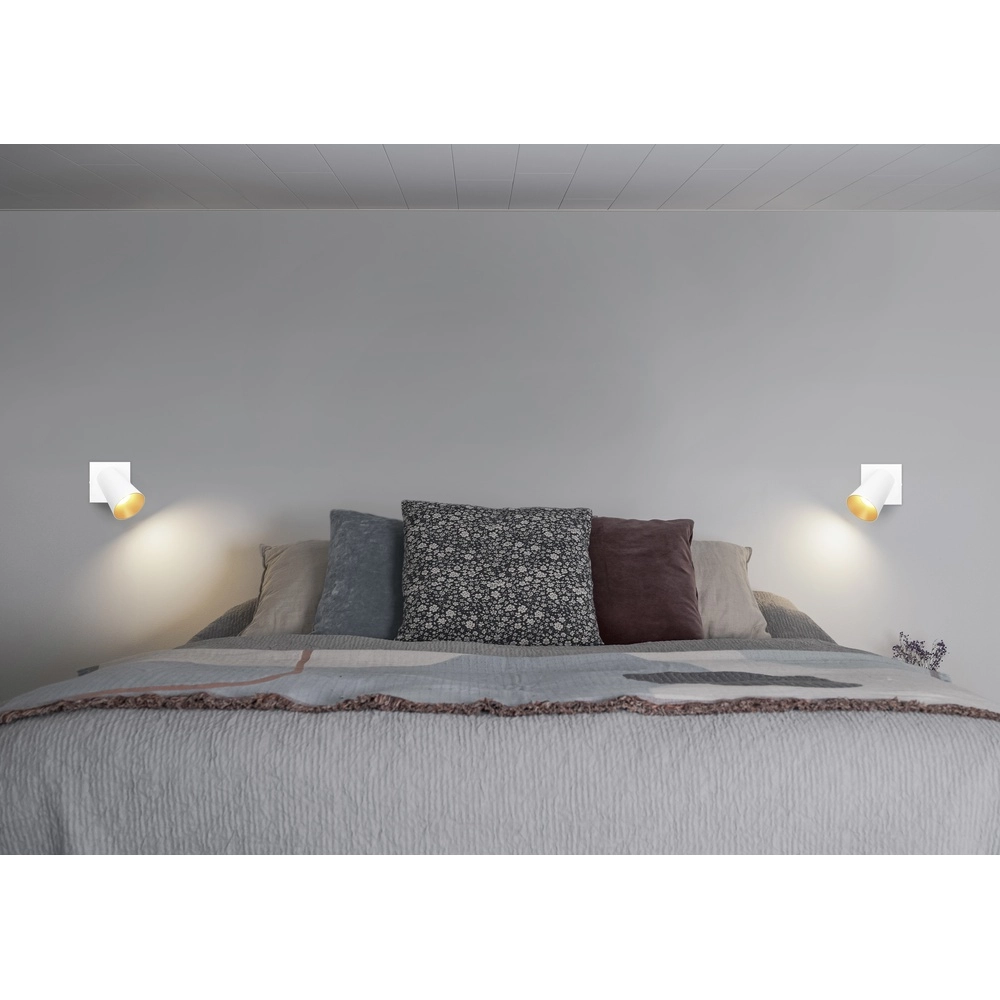 Wandspot Sharp wit met schakelaar Trio 4017807627749