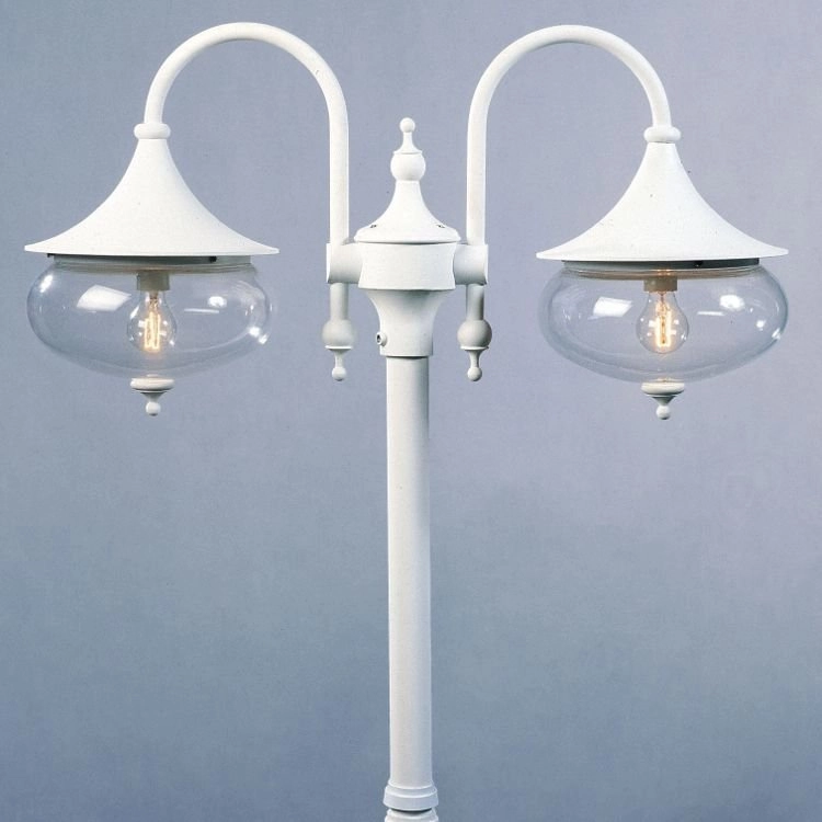 Klassieke lantaarnkap Libra 2-lichts wit KonstSmide 7318306202503
