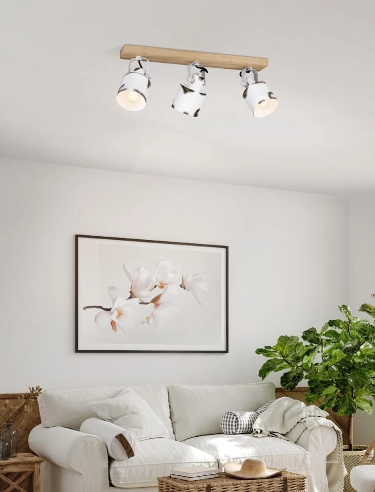 Retro plafondspot Kilburn 3-lichts Eglo 9002759439231