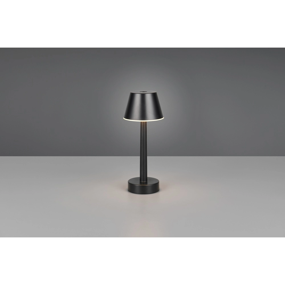 Oplaadbare tafellamp Vidal zwart Trio 4017807644838