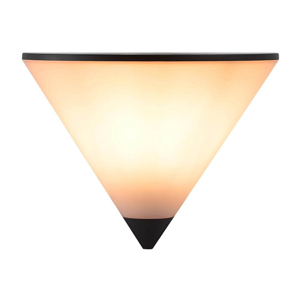 Driehoekige wandlamp Noorstad zwart Nordlux 5704924015571