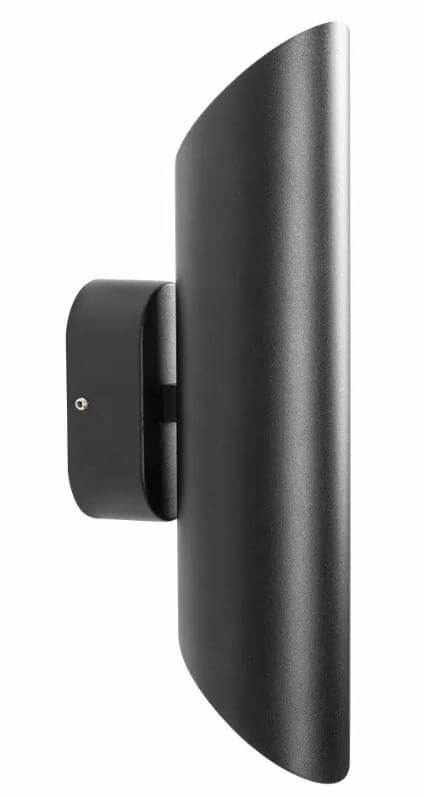 Zwarte muurspot Edge KS Verlichting 8714732573702