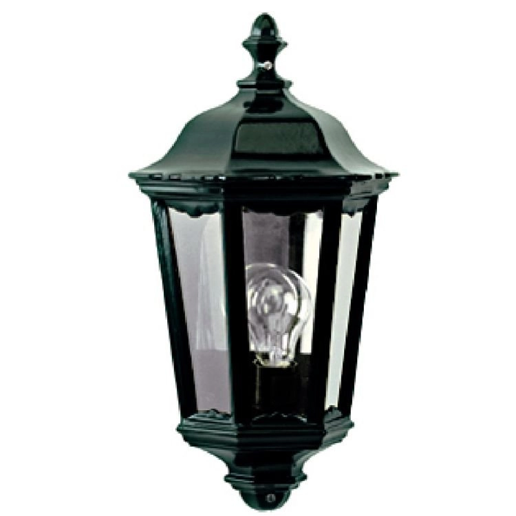Klassieke vlakke buitenlamp Ancona