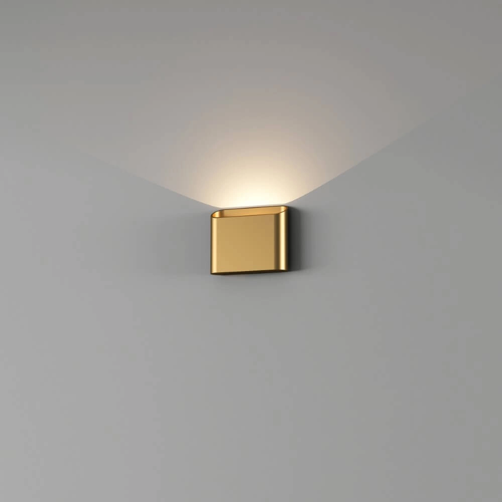 Wandlamp Diaz 1L Warm goud Artdelight 8720701102606