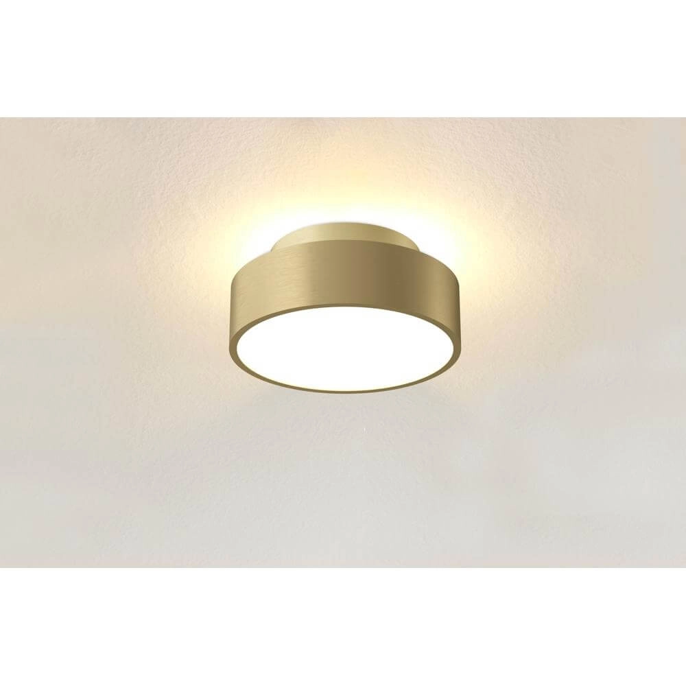 Plafondlamp Chicago Ø 15cm warm goud Artdelight 8720701101319