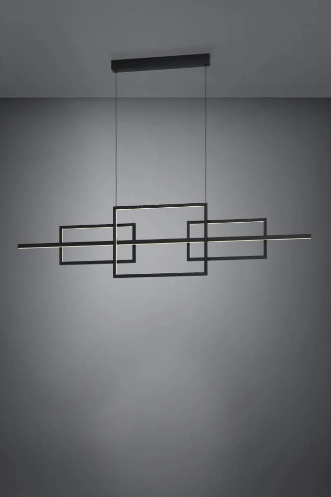 Kantoor hanglamp Puebla 150cm - zwart Stars of Light 9002759397982
