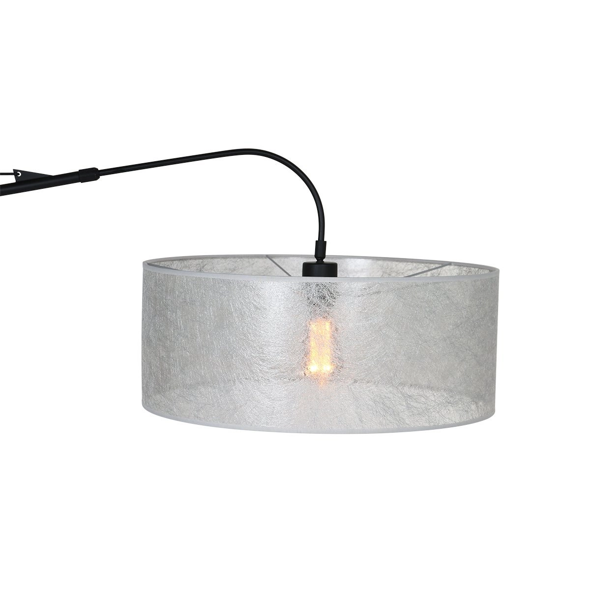 Wand Leeslamp Gramineus zwart met sizoflor lampenkap Steinhauer 8712746132397