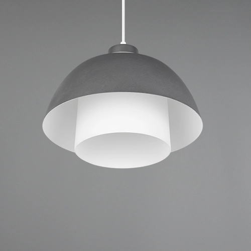 Design hanglamp Tilos antraciet Ø 30cm Trio 4017807682434