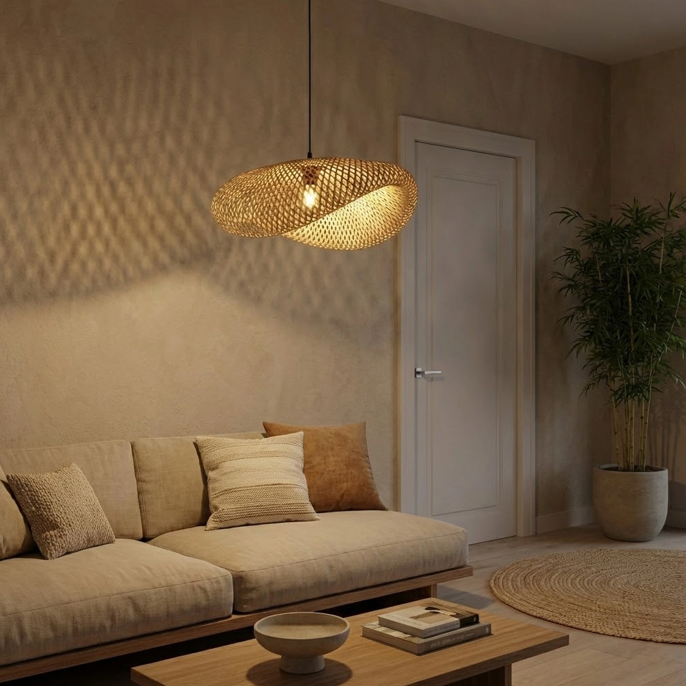 Bamboe hanglamp Adaline 76cm