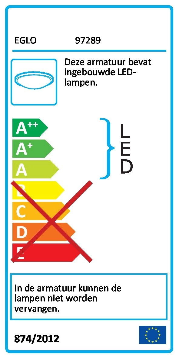 Led buitenlamp Cornale Eglo 9002759972899