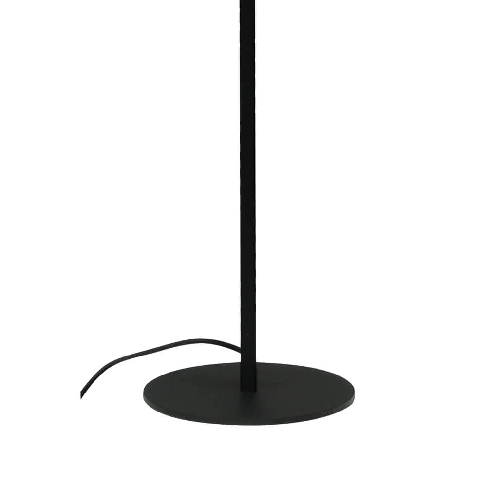 Glazen vloerlamp Lazise 2 zwart met goud Masterlight 8718121303635