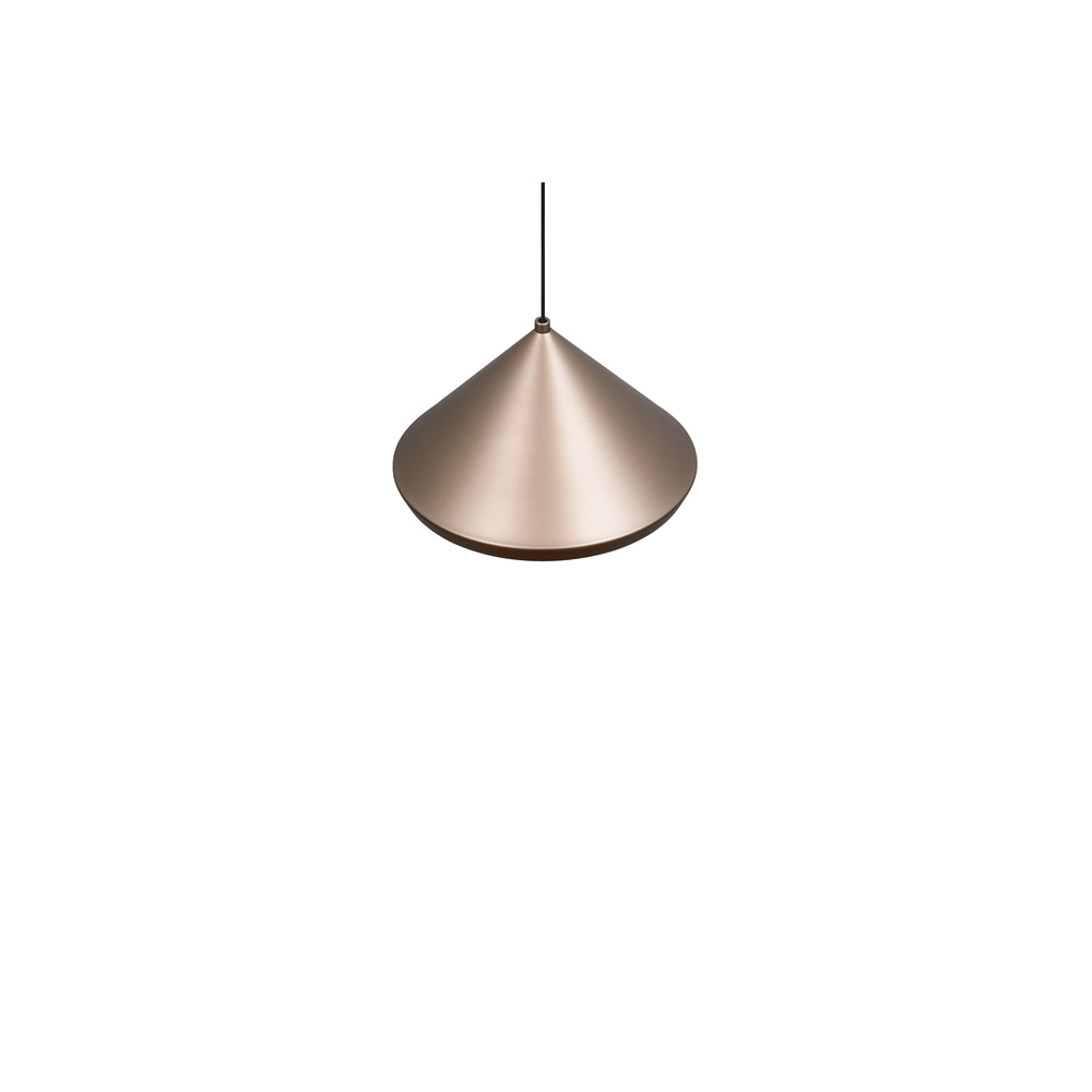Moderne hanglamp Laguna Ø 18cm koffie bruin Trio 4017807671070