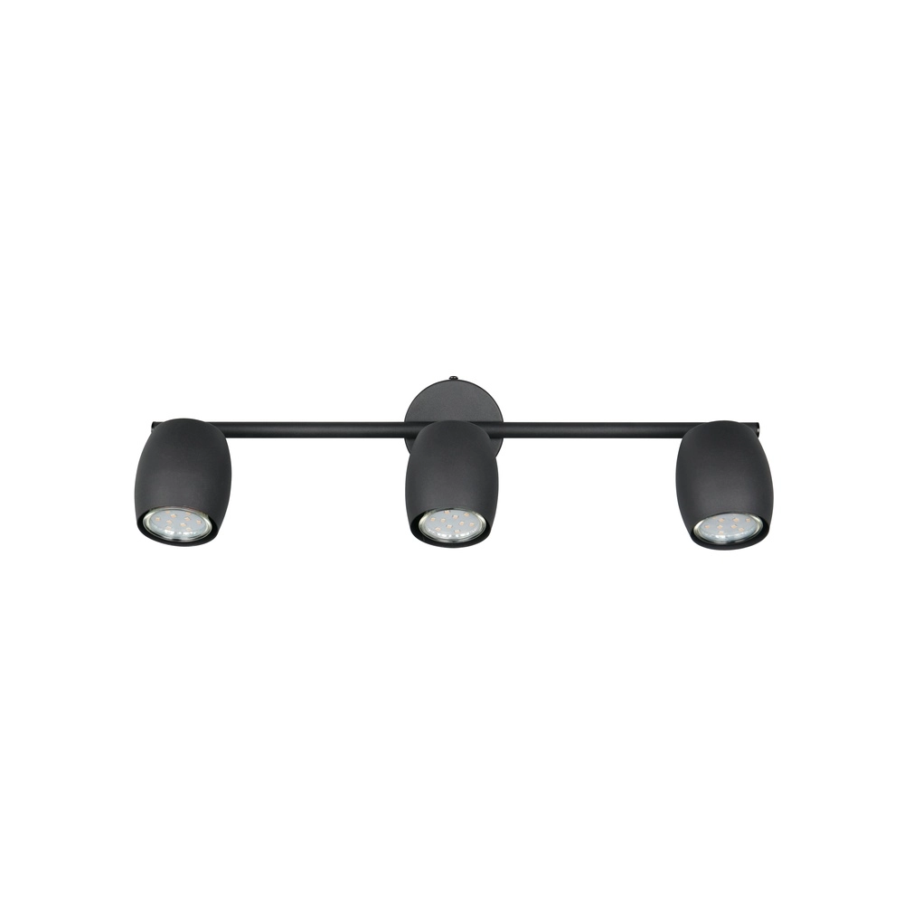 Plafondlamp Nancy 3-lichts zwart Trio 4017807656732