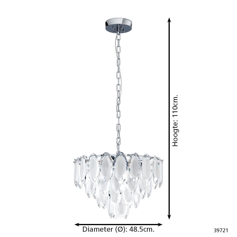 Design kroonluchter - Ø 49cm Carvario Stars of Light 9002759397210