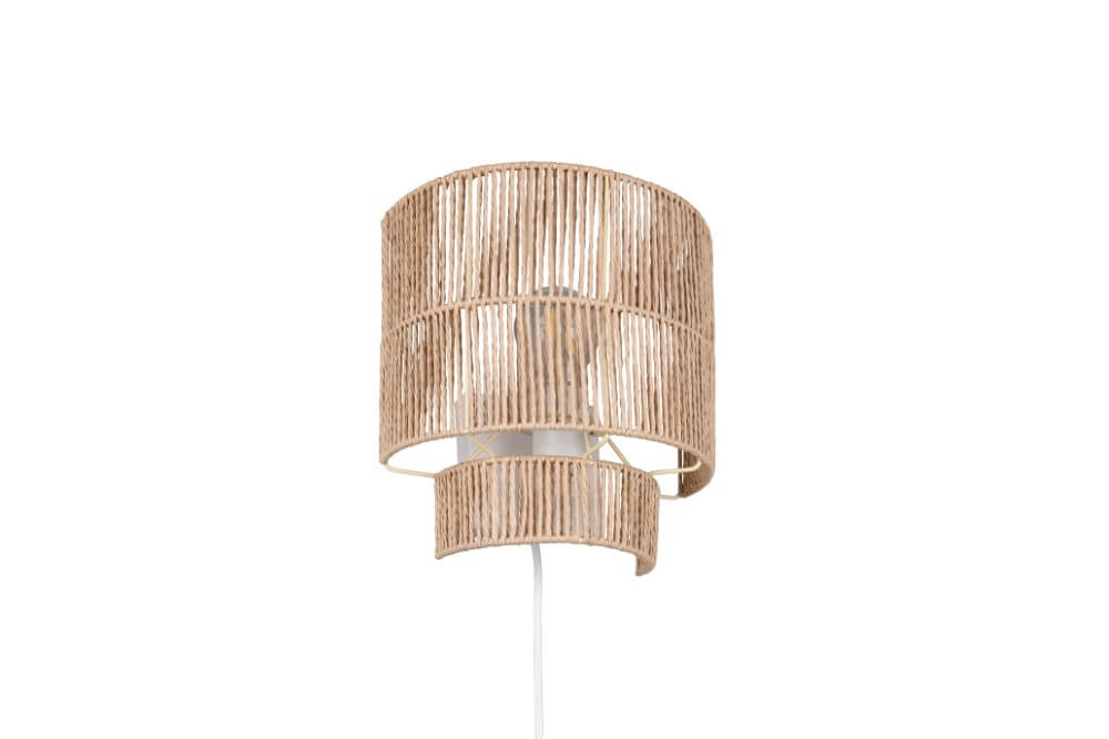 Japandi wandlamp Satna rotan Trio 4017807636192