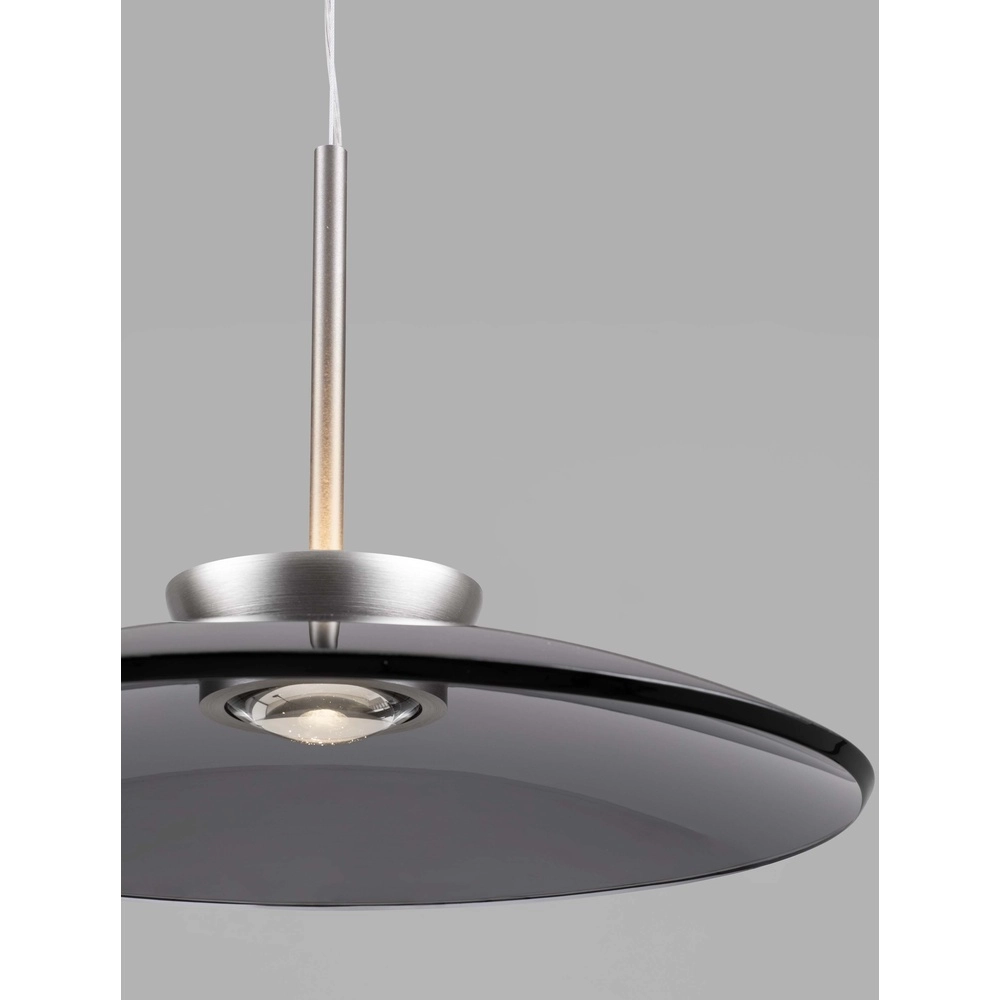 Hanglamp Esti bruin glas Ø 50cm Lyora 5212017461841