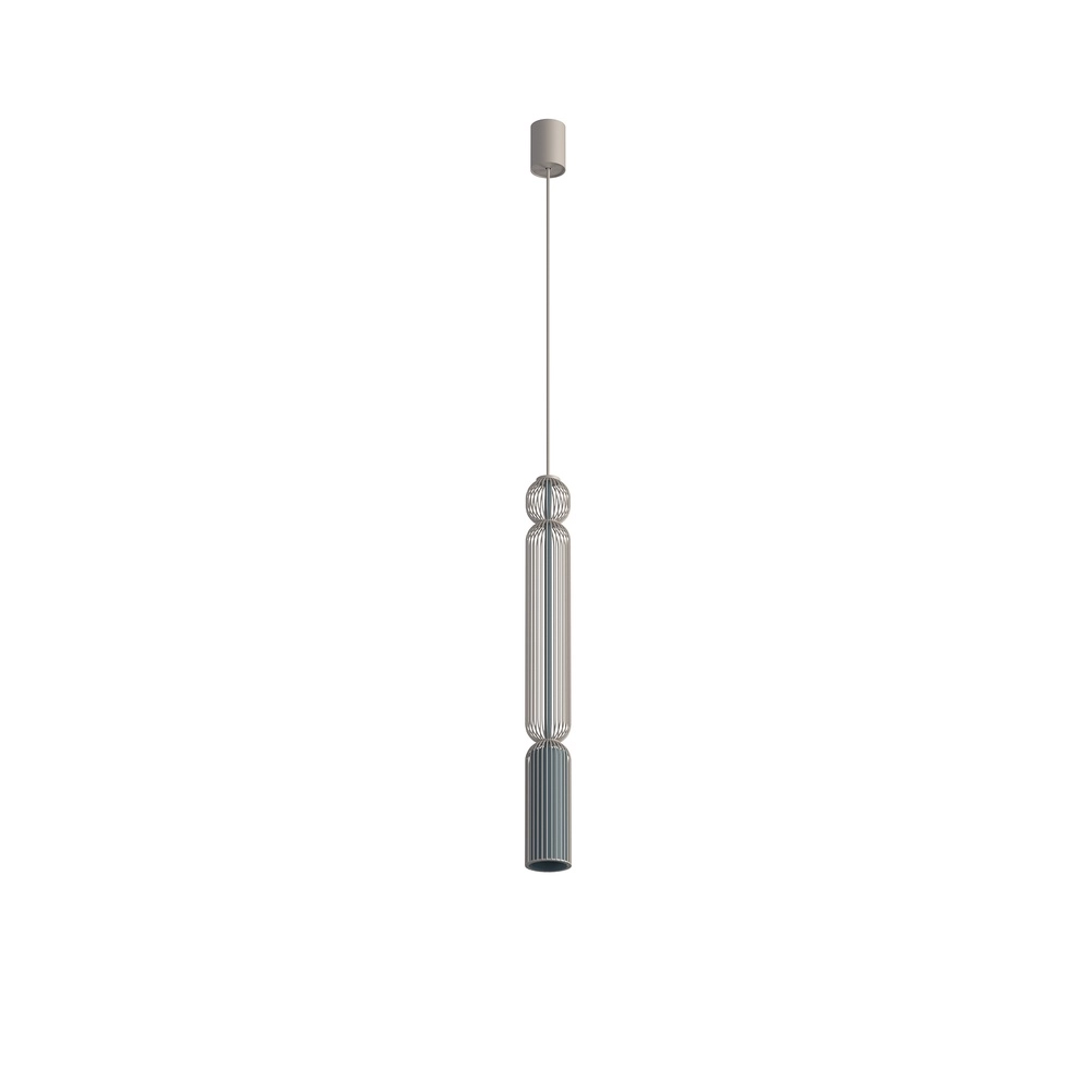 Hanglamp Singles 65cm umbra grijs en zand bruin