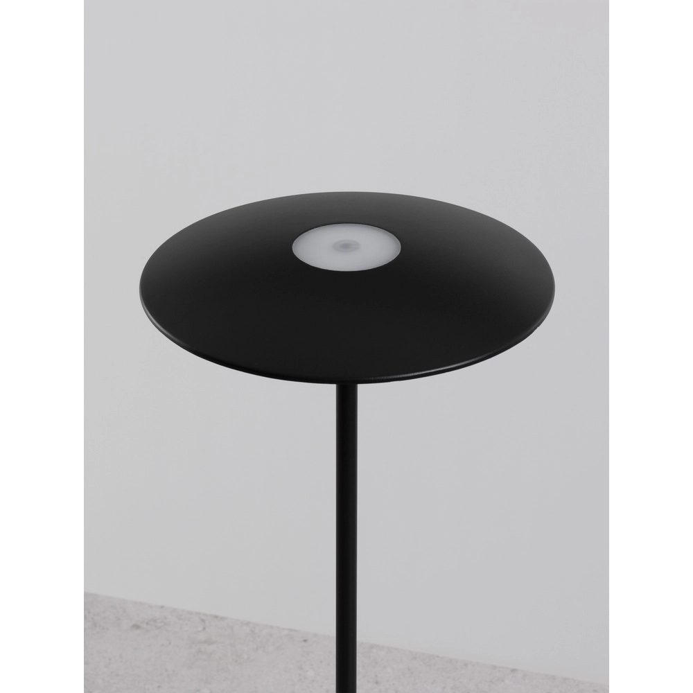 Tafellamp Fumo oplaadbaar zwart Lyora 5212017432636