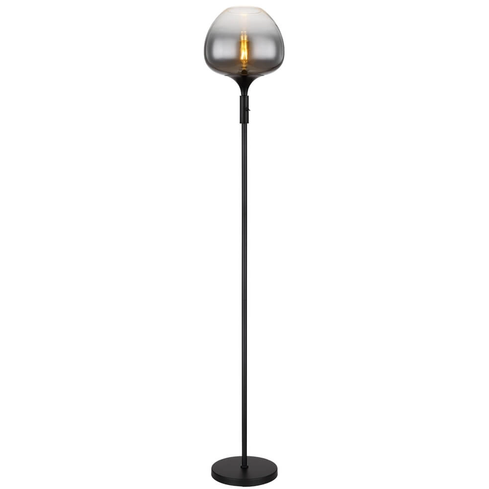 Zwarte vloerlamp Maxy enkel Ø 29cm